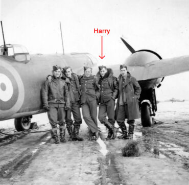 Harry and fellow Blenheim aircrew